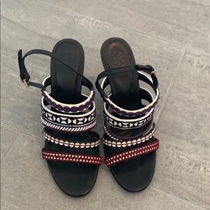 Tory Burch strappy wedges